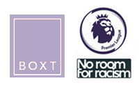 Premier League Badge&No Room For Racism&BOXT Sponsor